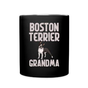 Cadeaux Boston Terrier - Mug uni - noir - Devant