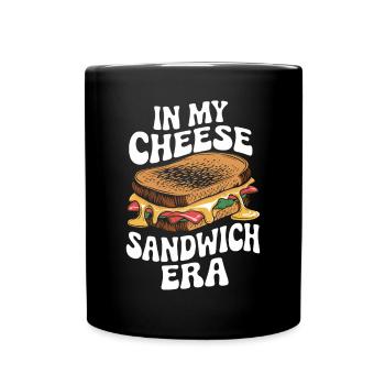 À l’époque de mon sandwich au fromage, plus national - Mug uni - noir - Devant