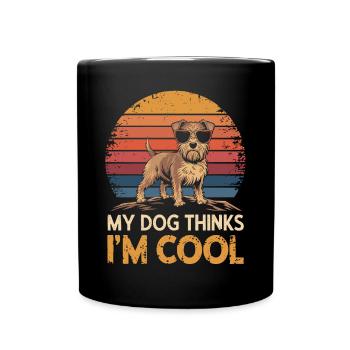 Yorkshire Terrier Yorkie Propriétaire de chien Cool - Mug uni - noir - Devant