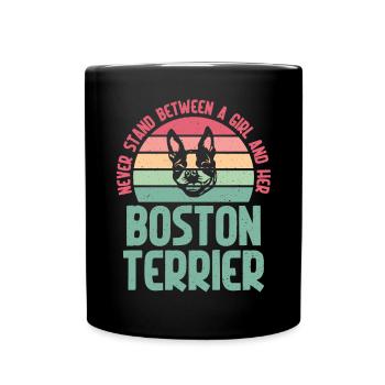 Cadeaux Boston Terrier - Mug uni - noir - Devant