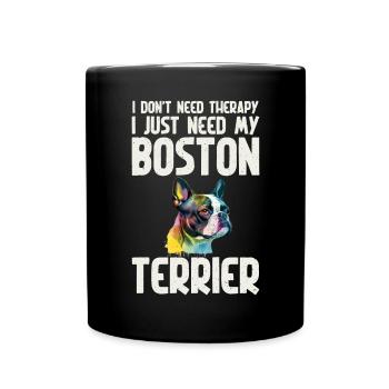 Cadeaux Boston Terrier - Mug uni - noir - Devant