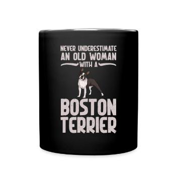 Boston Terrier Gifts - Tasse einfarbig - Schwarz - Vorne