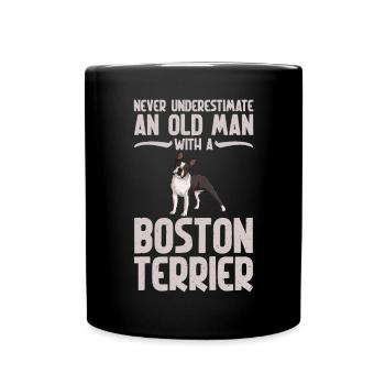 Boston Terrier Gifts - Tasse einfarbig - Schwarz - Vorne