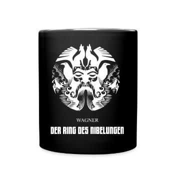 L’Anneau du Nibelung - Mug uni - noir - Devant