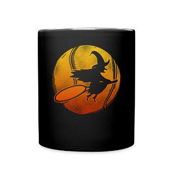 Funny Tennis Player Racket - Tasse einfarbig - Schwarz - Vorne