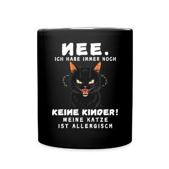Tshirt chat Drôle Drôle Humour Sarcasme Kitty - Mug uni - noir - Devant