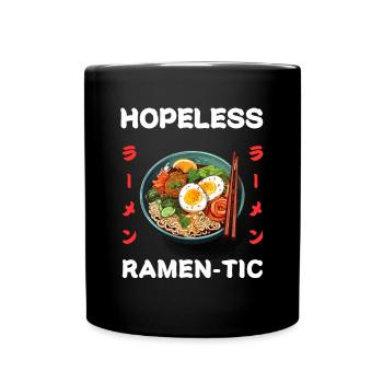 Nouilles Ramen Nouilles Chibi Asia Soupe de nouilles Anime - Mug uni - noir - Devant