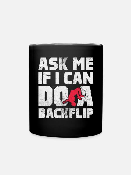 Backflip - Tasse einfarbig - Schwarz