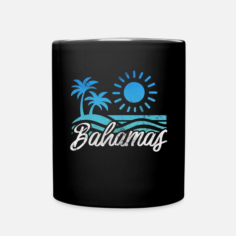 Bahamas - Tasse einfarbig - Schwarz