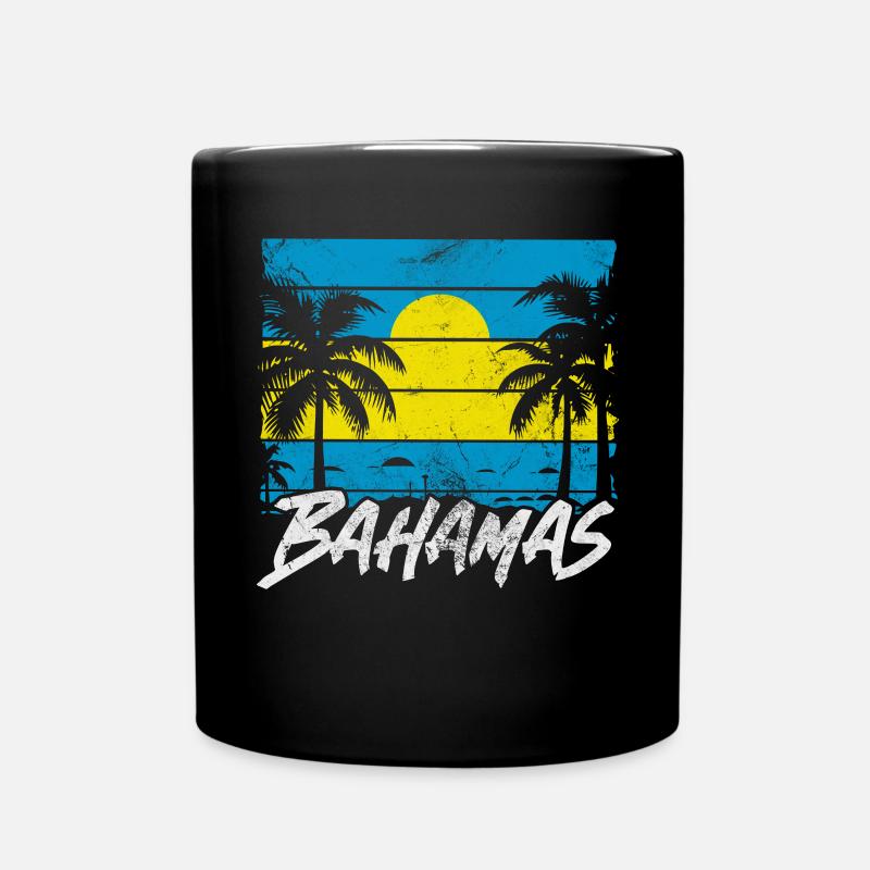 Bahamas - Tasse einfarbig - Schwarz
