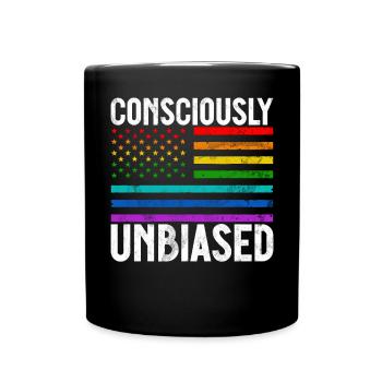 Gleichheit LGBTQ Rainbow Flag LGBTQ Stolz - Tasse einfarbig - Schwarz - Vorne
