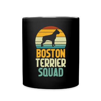 Boston Terrier Gifts - Tasse einfarbig - Schwarz - Vorne