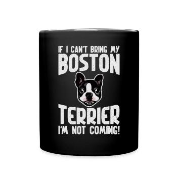 Cadeaux Boston Terrier - Mug uni - noir - Devant