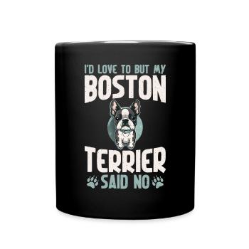 Boston Terrier Gifts - Tasse einfarbig - Schwarz - Vorne