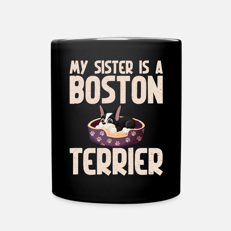 Boston Terrier Gifts - Tasse einfarbig - Schwarz
