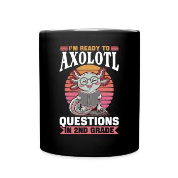 Axolotl Books Kawaii I'm Ready to 2nd Grade - Tasse einfarbig - Schwarz - Vorne