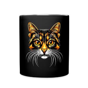 Bengal Cat Leopard Cat Leopardette Bengal Cats - Full Colour Mug - black - Front