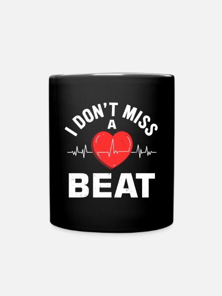 Herzbypass Herzinfarkt Herzoperation - Tasse einfarbig - Schwarz