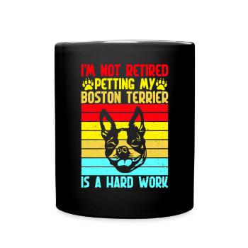 Cadeaux Boston Terrier - Mug uni - noir - Devant