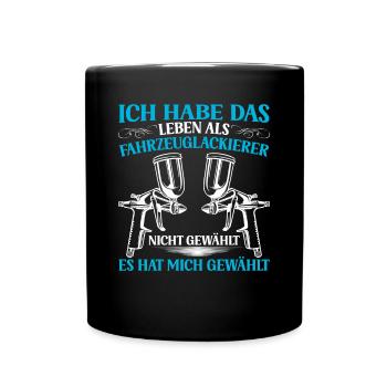 Vehicle painter Life as a painter - Full Colour Mug - black - Front