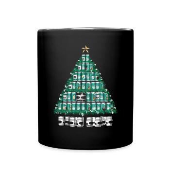 Bier Weihnachten Ugly Noël Noël Saufen Trinke - Mug uni - noir - Devant