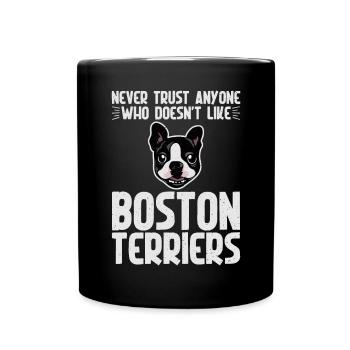 Cadeaux Boston Terrier - Mug uni - noir - Devant