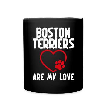 Cadeaux Boston Terrier - Mug uni - noir - Devant