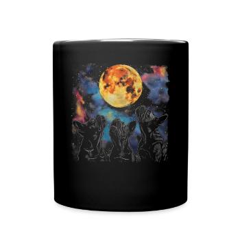 Bouledogue Français Frenchie Chien Hurlant Mon - Mug uni - noir - Devant