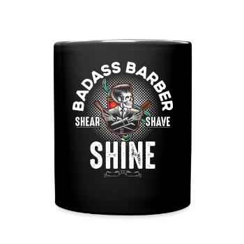 Coiffeur Cutter - Mug uni - noir - Devant