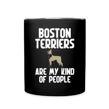 Cadeaux Boston Terrier - Mug uni - noir - Devant