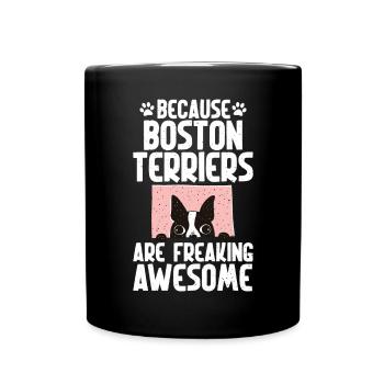 Cadeaux Boston Terrier - Mug uni - noir - Devant