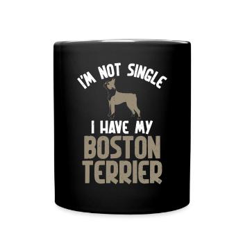 Cadeaux Boston Terrier - Mug uni - noir - Devant