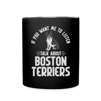 Cadeaux Boston Terrier - Mug uni - noir - Devant