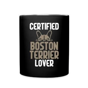 Boston Terrier Gifts - Tasse einfarbig - Schwarz - Vorne
