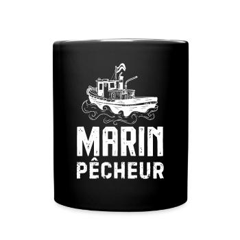 Marin pêcheur 2 - Mug uni - noir - Devant