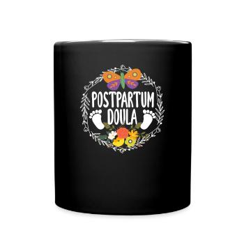 Doula Geschenk Doula Doulas - Tasse einfarbig - Schwarz - Vorne