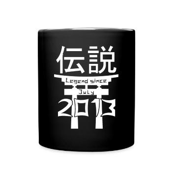 Legend since July 2013 Birthday Gift - Full Colour Mug - black - Front