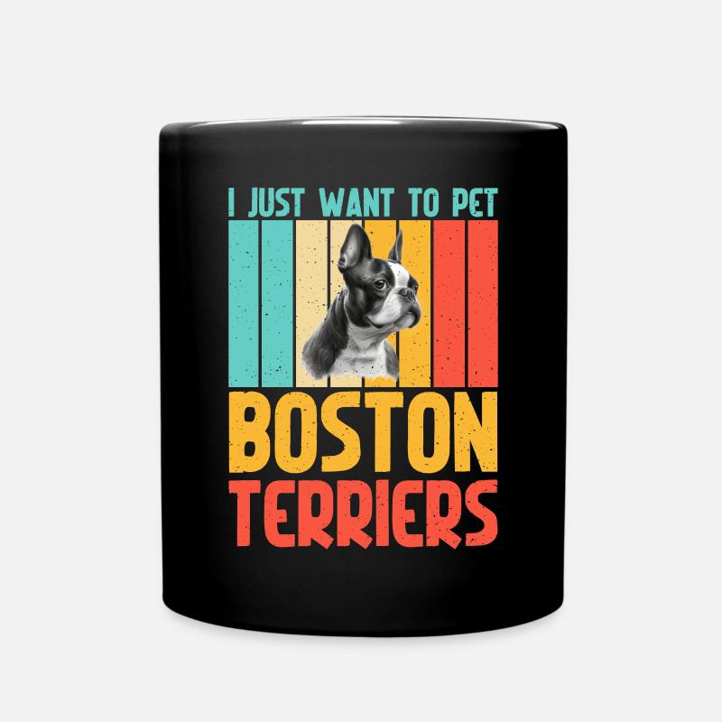 Cadeaux Boston Terrier - Mug uni - noir