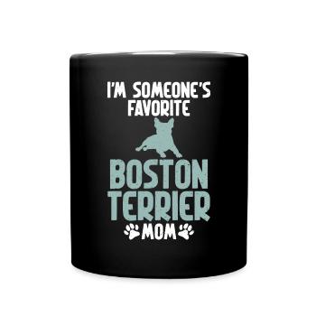 Boston Terrier Gifts - Tasse einfarbig - Schwarz - Vorne