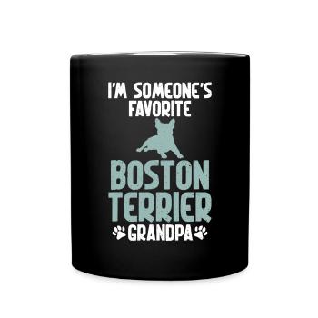Boston Terrier Gifts - Tasse einfarbig - Schwarz - Vorne