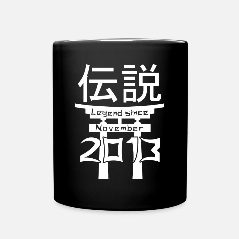 Legend since November 2013 Birthday Gift - Full Colour Mug - black
