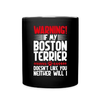 Cadeaux Boston Terrier - Mug uni - noir - Devant