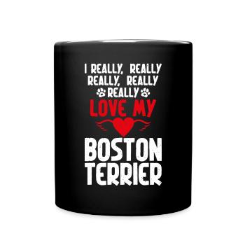 Cadeaux Boston Terrier - Mug uni - noir - Devant