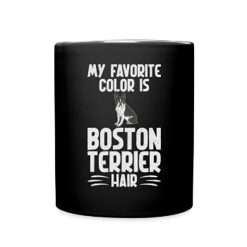 Boston Terrier Gifts - Tasse einfarbig - Schwarz - Vorne