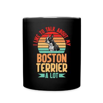 Cadeaux Boston Terrier - Mug uni - noir - Devant