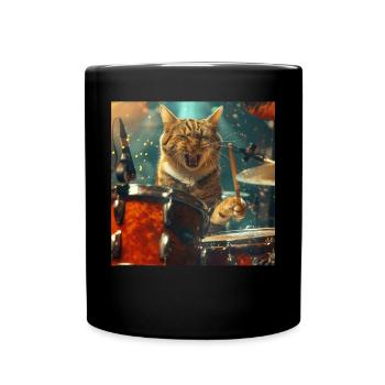 Chat - Mug uni - noir - Devant