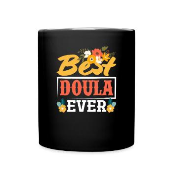 Doula Geschenk Doula Doulas - Tasse einfarbig - Schwarz - Vorne