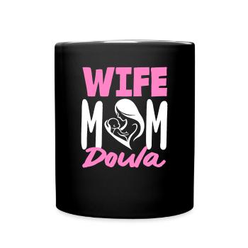 Doula Geschenk Doula Doulas - Tasse einfarbig - Schwarz - Vorne
