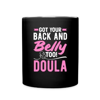 Doula Geschenk Doula Doulas - Tasse einfarbig - Schwarz - Vorne