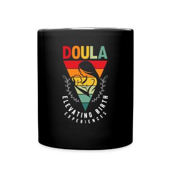 Doula Geschenk Doula Doulas - Tasse einfarbig - Schwarz - Vorne